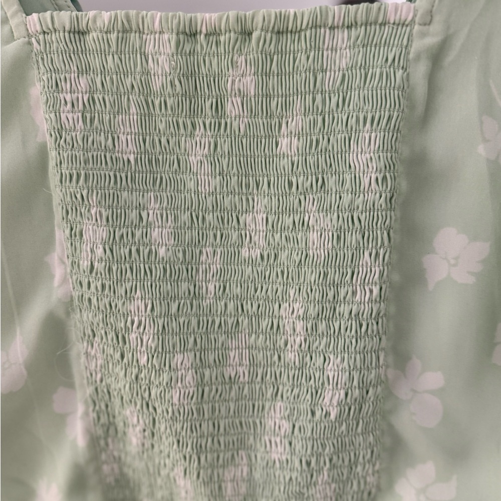 Abercrombie & Fitch Mint Smocked Dress - Picture 14 of 14